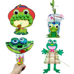 개구리만들기 어린이집 유치원 봄놀이 봄만들기 아트콘 개구리 피리만들기 1인용