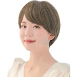 3508614 가발 인모 연출 내츄럴 자연스러운 AQUADOLL 아쿠아돌 모자 쇼트 룸위그 전체가발 여성 프리사이즈