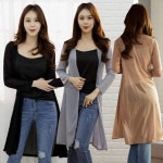 오픈 시스루 롱 가디건 봄 로브 루즈핏 가디건 비침휴양지 비치 여성 여리여리 여름