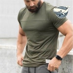 알티피아 남자 운동 반팔 티셔츠 헬스웨어 지퍼 기능성