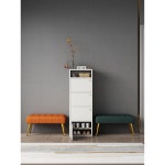 북유럽 벨벳 벤치 벤치의자 대기 침실 라이트블루 인테리어 1 가로 50 세로 40 높이