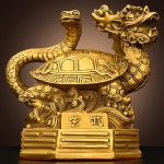 황금 장식 주작 사방신 봉황 신수장식 백호 탁상 신수 현무 기원 고9주작