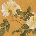 화조도 도안 동양화 그림 공필화 이미지 원본 초안 채색화