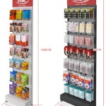 마트진열대 수납대 간식 마트 진열장 슈퍼 철제
