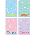 고쿠요 B5 26공 슬림 바인더노트-스마트링 애니멀 L2-G 물개