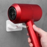 무타공 접착식 헤어 드라이어 거치대