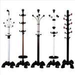 국산 스탠드 옷걸이 행거 딱따구리 그린 옥색