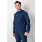 멘티스 MT 864 청지 데님 스판 6온스 작업복 용접복 상하세트 바지별도 90 1개