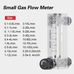 아크릴 패널형 로터미터 가스 소형 유량 측정 정확하고 컴팩트 읽기 쉬운 디자인