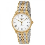 론진 Longines 롱진 라이어 다이얼 여성 투톤 워치 L4 860 2 11 7