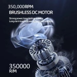 X6 RPM 공기 송풍기 강력한 먼지 진공 청소기 Type-C 충전 바람 53 메터 초 자동차 청소용 브러시리 350000