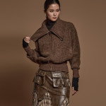 딘트 니트 카라 집업 J2570