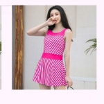 해피유통 여성 수영복 온천 수영복jhlky L 8805 핑크색