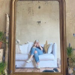 빈티지 전신거울 엔틱 인테리어 달튼 벽걸이 레트로 현관