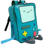 어드벤처 타임 백팩 휴머니티 핀 앤 독 잭 BMO 게임 캐릭터 로봇 백팩 그린