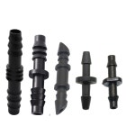 더블 바브 스트레이트 커넥터 홈 가든 퀵 커플링 파이프 온실 튜브 어댑터 3 5 Mm4 8 20 개