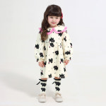 미니베베 여아용 뮤뮤캣 빅카라 원피스 130