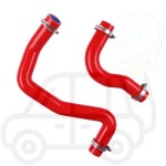 2Pcs 4 플라이 Mitsubishi Triton MN L200 2 5L 4D56 터보 실리콘 라디에이터 호스 키트 4 클