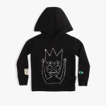누누누 누누누 EMROIDERED CROWN JESTER HOODIE NU23TH315