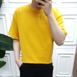 프롬엘 10컬러 남자 부드러운 특양면 오버핏 반팔티셔츠 M 95 100