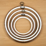 DMC 25번 면사 프랑스자수실 십자수 부자재 원형우드후프 15 1개 ST-E18