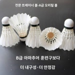 실외 구스다운 경기전용 배드민턴 실내외 훈련구 내구성 안정비행 방풍 6마리 12마리입