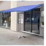 직사각형 하프 파라솔 반쪽 사각 옥상 카페 야외 A 두꺼운 2x1 5