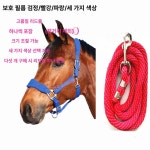 마방굴레 승마용품 로프 말고삐 입함 고삐 와인 트럼펫 꼭지 2미터 스트링
