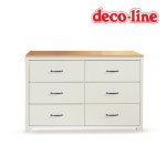데코라인 엔서 와이드 서랍장 1200x455x784mm