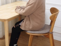 신상꿀템 식탁의자 린넨 방석 푹신한 예쁜사무실방석 그린
