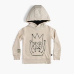 누누누 EMROIDERED CROWN JESTER HOODIE NU23TH315