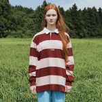오브콜스와이낫 Lucky-vicky collared t-shirt 1 Wine M