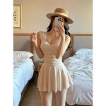 휴양지 수영복 원피스 호텔 풀빌라 체형커버 맘수영복 오프 M 한 치수 UP