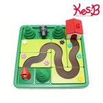 한국교육시스템 캐스비 유아 감각발달 교구 빨간모자 동화책포함 길찾기 키즈 보드게임