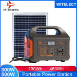 캠핑 파워뱅크 휴대용 300W 500W 발전소 110V 220V 태양광 발전기 야외 비상 충전기 스테이션 가정 캠핑용