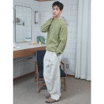 에잇세컨즈 코튼 워시드 와이드 팬츠 215321BY20