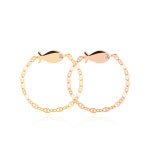 엘렌쥬얼리 엘렌쥬얼리 다비 물고기 체인 금 반지