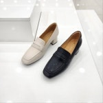 탠디 탠디 by미셸 x25011 소가죽 소재 4cm굽 여성 기본 페니 로퍼 cc4