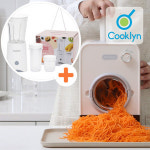 쿡클린 전동채칼 오토슬라이서 프로 원터치 믹서기 set24dw 0032