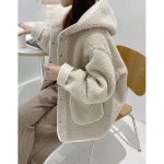 스윗트리 양털 뽀글이 후드 후리스 점퍼 j0857 392897