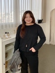 조이 루즈핏 앞트임 날나리 티셔츠 5771