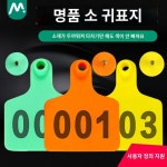 한우 송아지 식별 소이표 태그