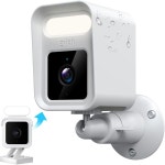 Gcioii Wyze Cam V3 스포트라이트 카메라용 마운트 실내 실외 보안 액세서리 내후성 보호 실리콘 스킨 커