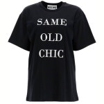 모스키노 모스키노 24FW 여성 반팔 티셔츠 oversized t-shirt with same old