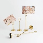 메탈 가격표꽂이 1P 스탠드 종이 메모지 홀더