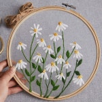 DIY 프랑스자수 패키지 국화 십자수 수예도구