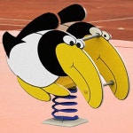 흔들놀이기구 새 스프링 어린이집 놀이터 흔들말