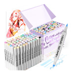 아트엑스 Arrtx 아트엑스 OROS 66색 파스텔톤 브러시 마카펜 세트