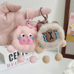 울보 솜방울 키링 고리 키홀더 가방꾸미기