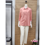 포라리 포라리 여성스러운핑크로여름에입을수있는홑겹점퍼 SA24041